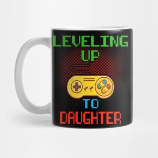 Promoted To Daughter T-Shirt Unlocked Gamer Leveling Up Mug